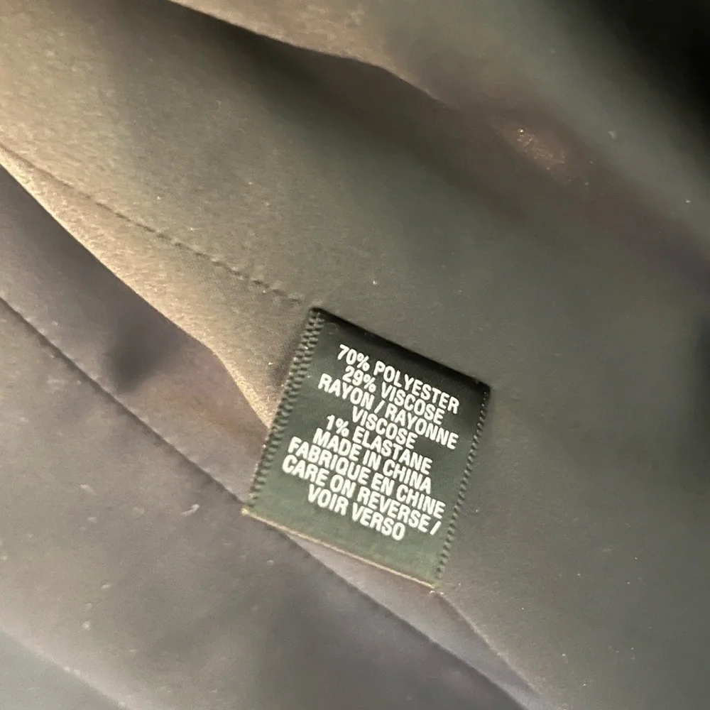 T-Tahari Gray Women's Single Button Blazer Size Large (size tag missing) - Picture 8 of 8